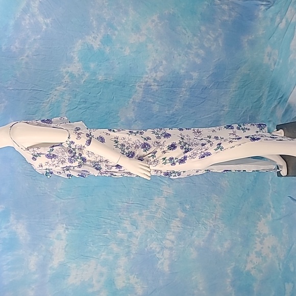 New Yumi Kim My Everything Ruffle Maxi Dress In Dancing Lilac Size Large - Picture 4 of 16